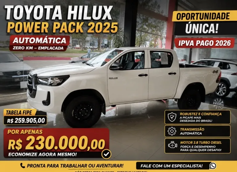 Toyota Hilux Power Pack automática 2025